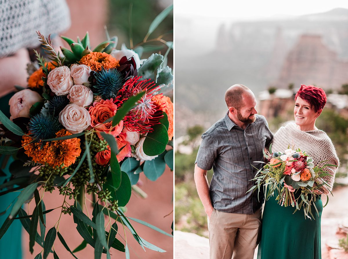 Shawn & Angie | Rainy Elopement on the Colorado National Monument