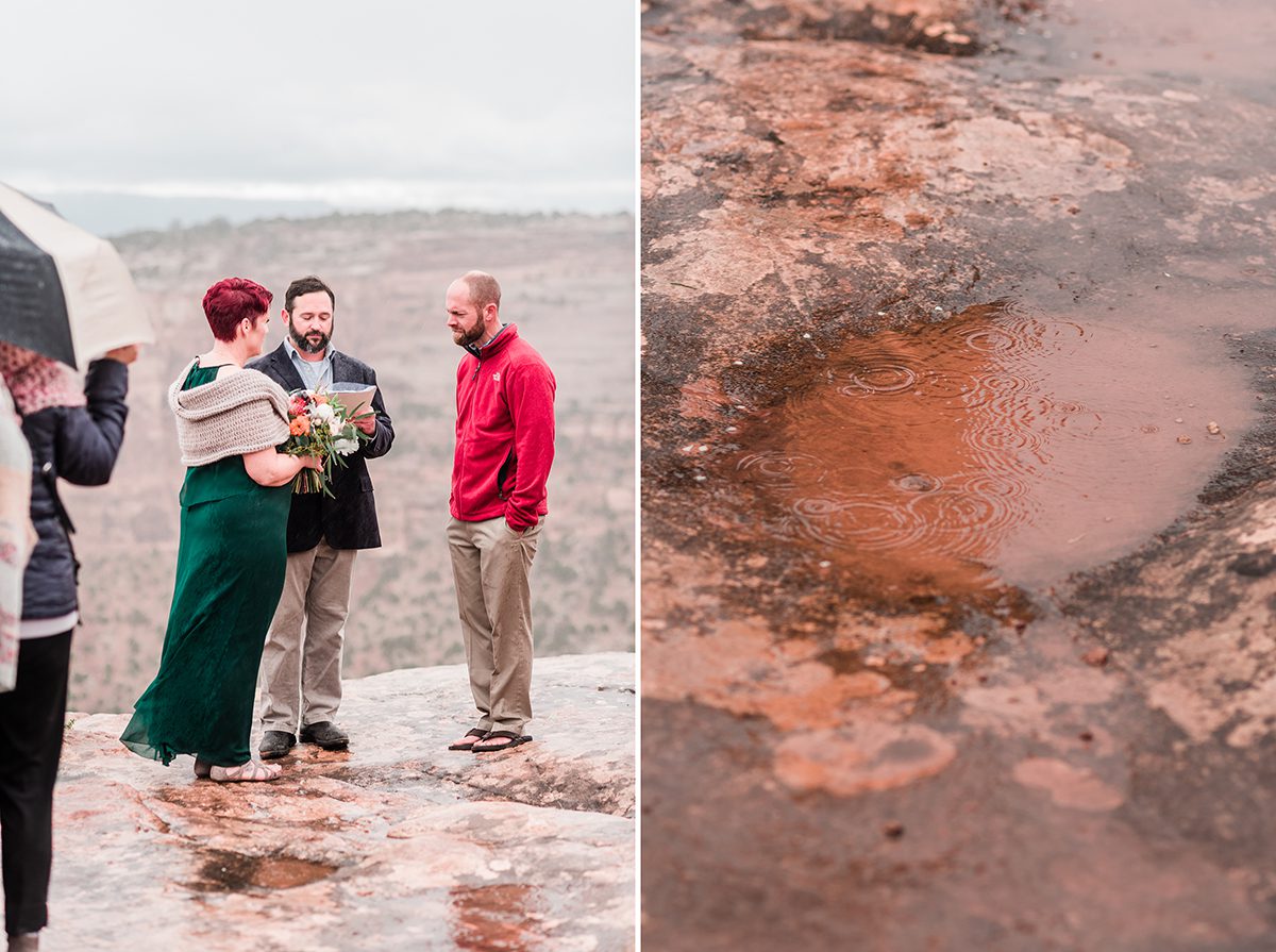 Shawn & Angie | Rainy Elopement on the Colorado National Monument