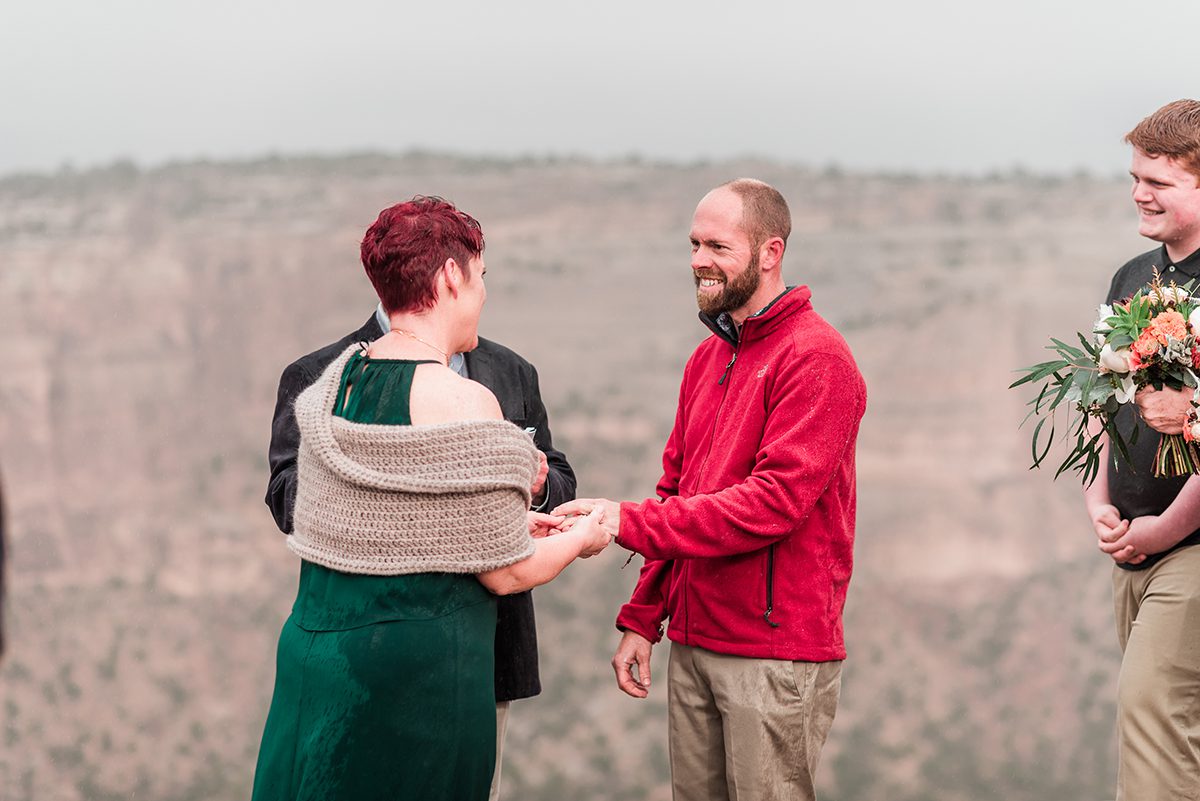 Shawn & Angie | Rainy Elopement on the Colorado National Monument