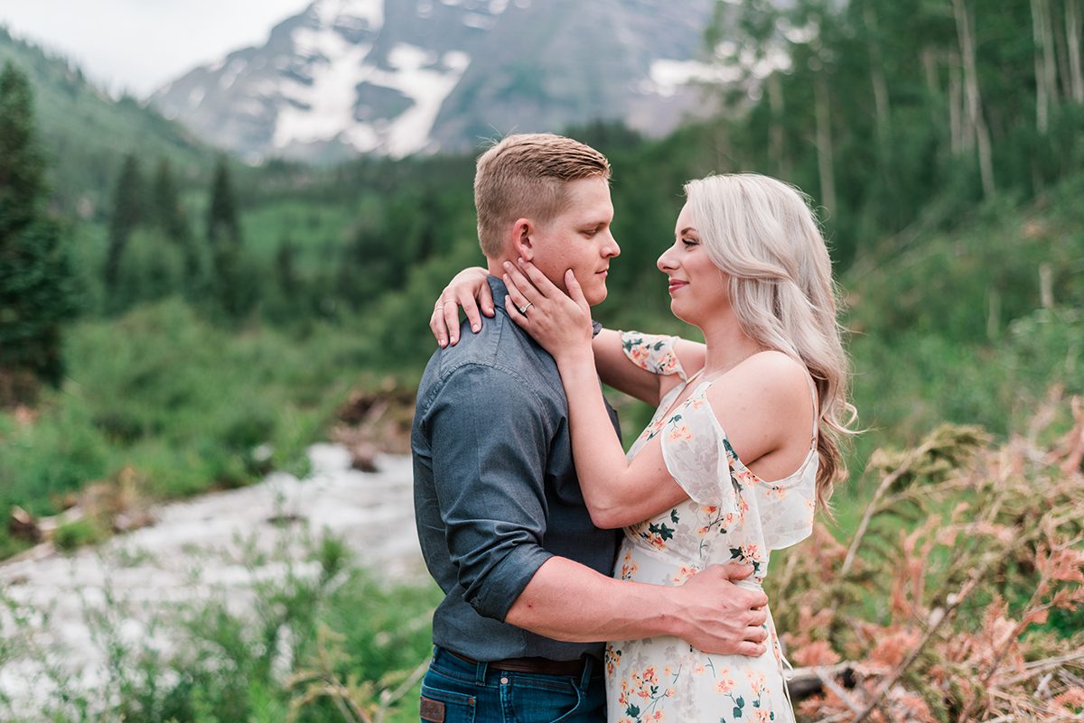 Tyler & Taylor | Aspen Engagement Photos at Maroon Bells