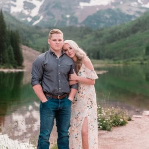 Tyler & Taylor Engagement Photos at Maroon Bells in Aspen
