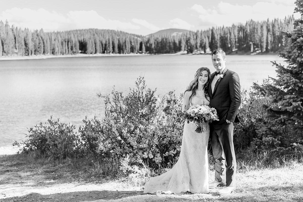 William & Amy at Lake Irwin in Crested Butte