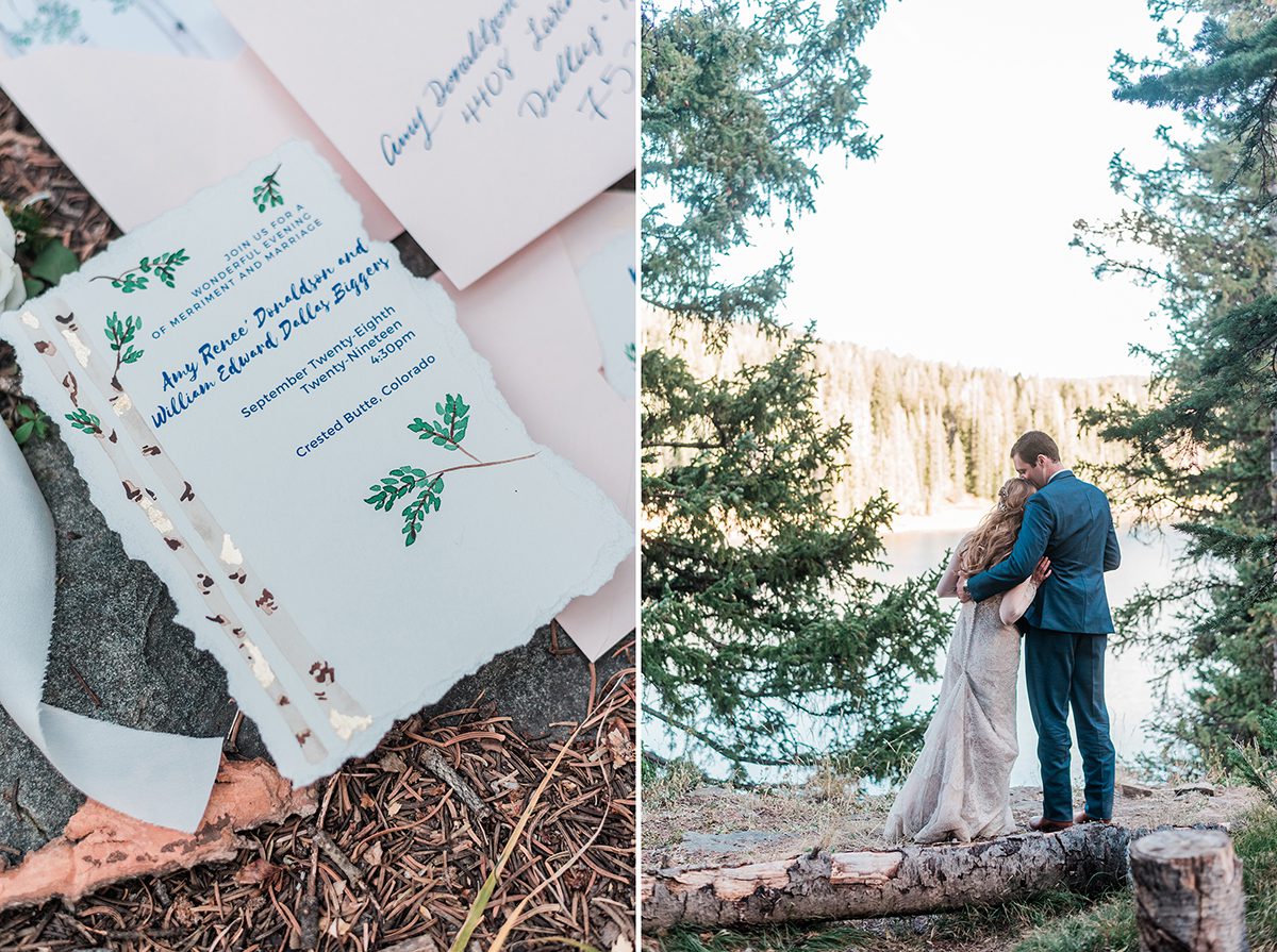 William & Amy | Lake Irwin Wedding in Crested Butte