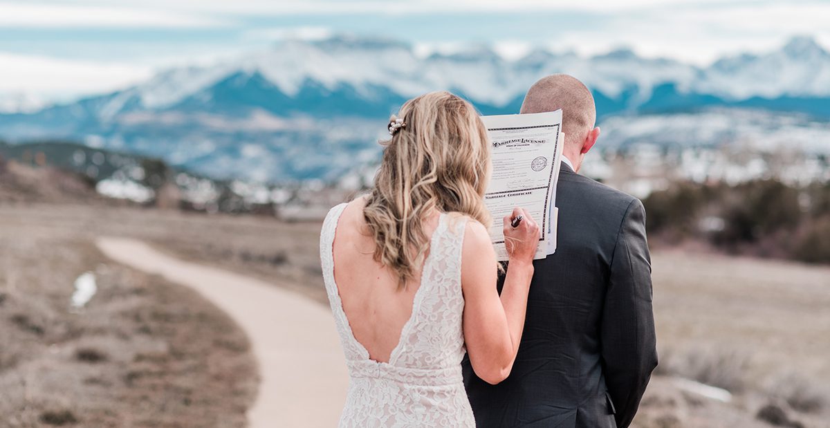 Elopement Photography - Eloping in Ouray, Colorado