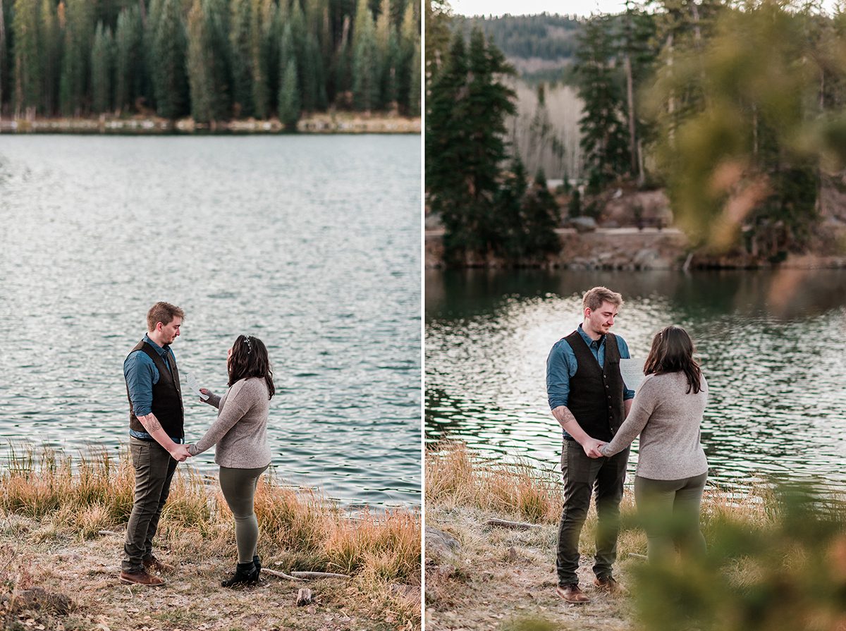 Michael & Stephanie | Sunrise Elopement on the Grand Mesa