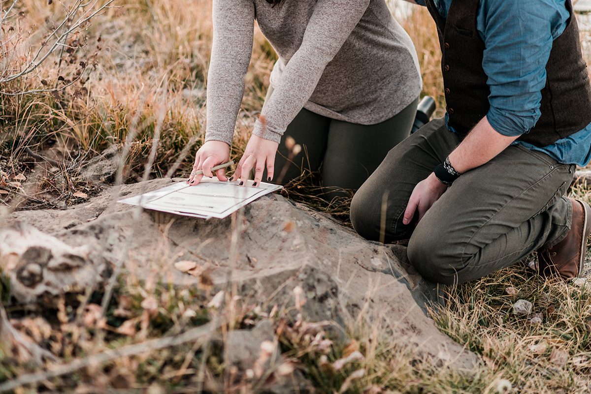 Michael & Stephanie | Sunrise Elopement on the Grand Mesa