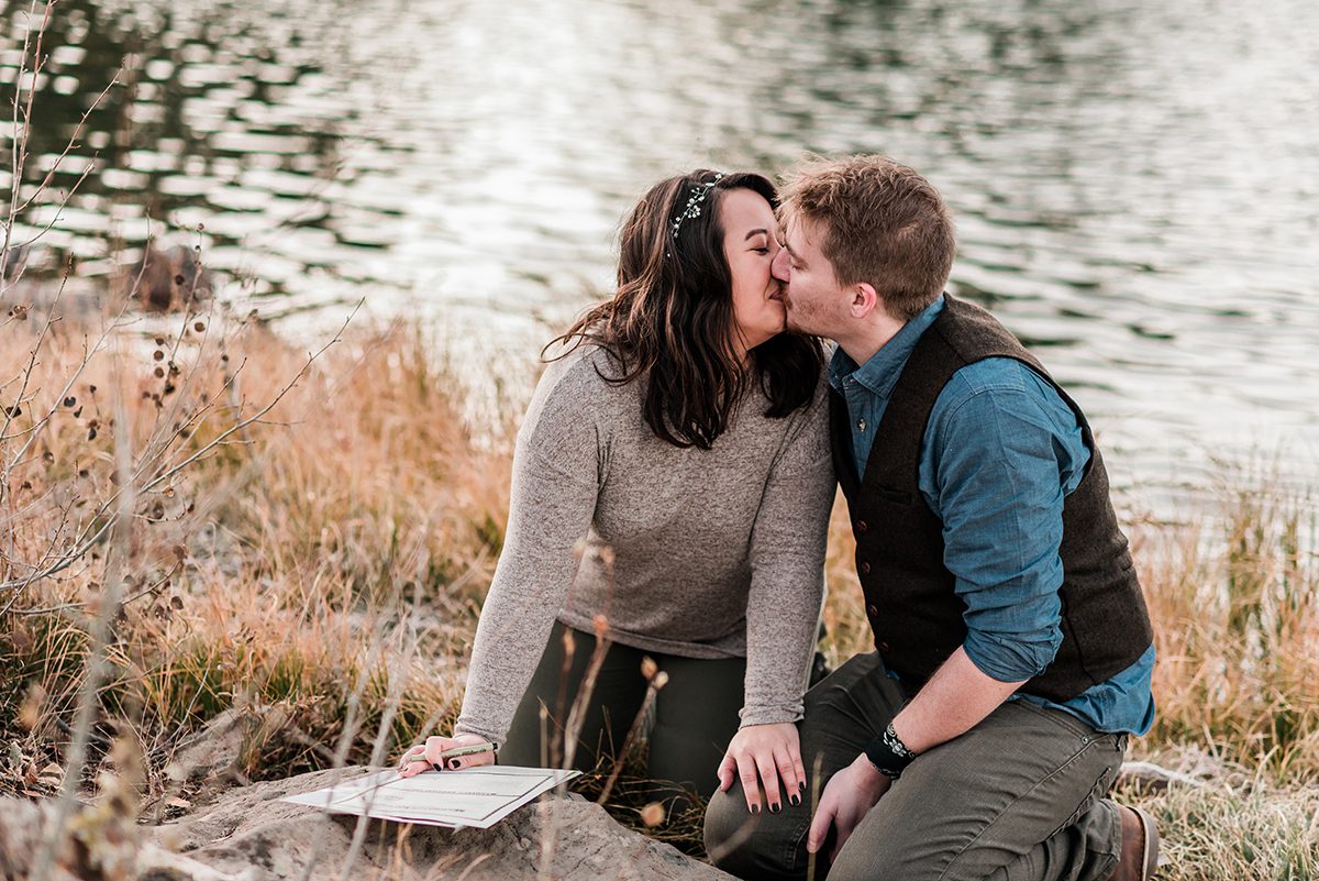 Michael & Stephanie | Sunrise Elopement on the Grand Mesa