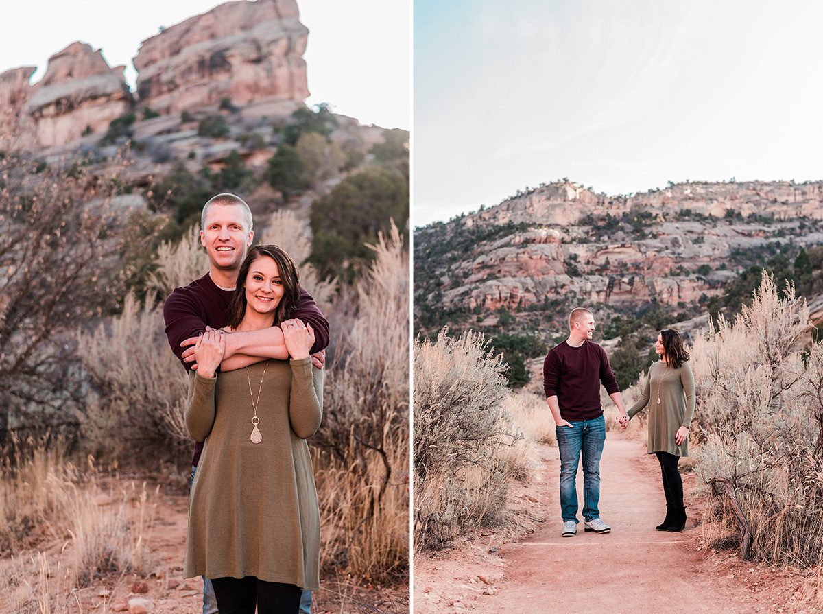David & Kristen | Engagement Session at the Colorado National Monument