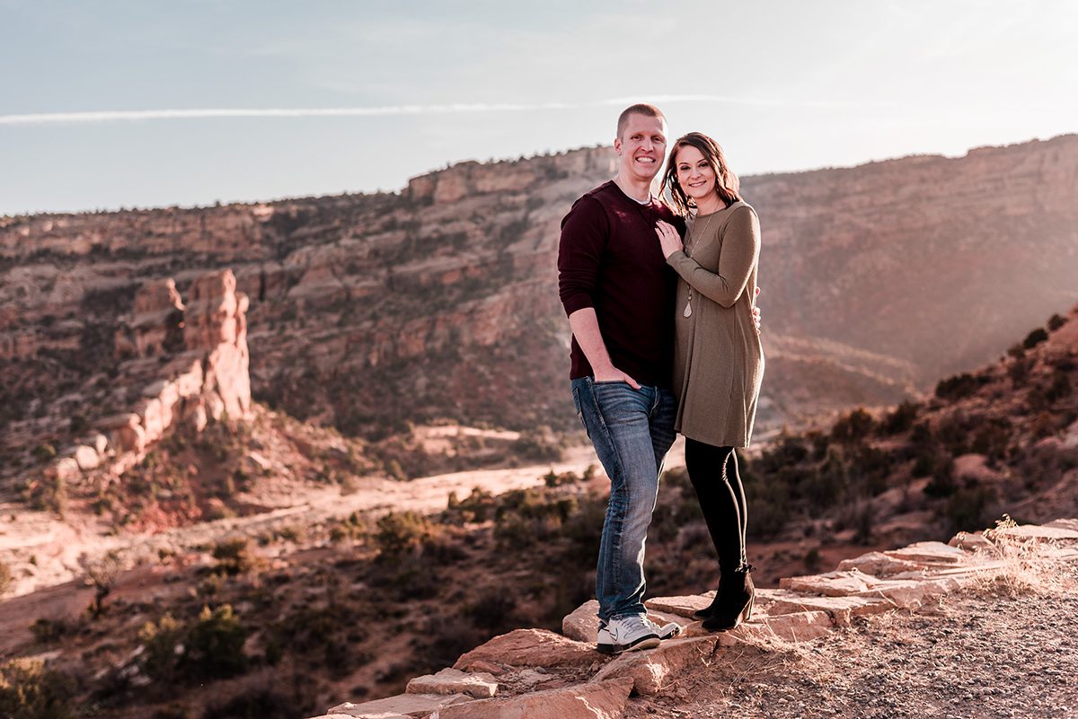 David & Kristen | Engagement Session at the Colorado National Monument