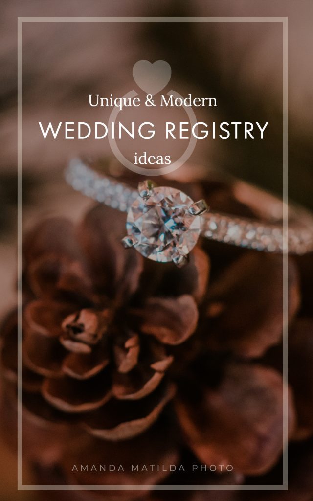 Unique & Modern Wedding Registry Ideas | Amanda Matilda Photography