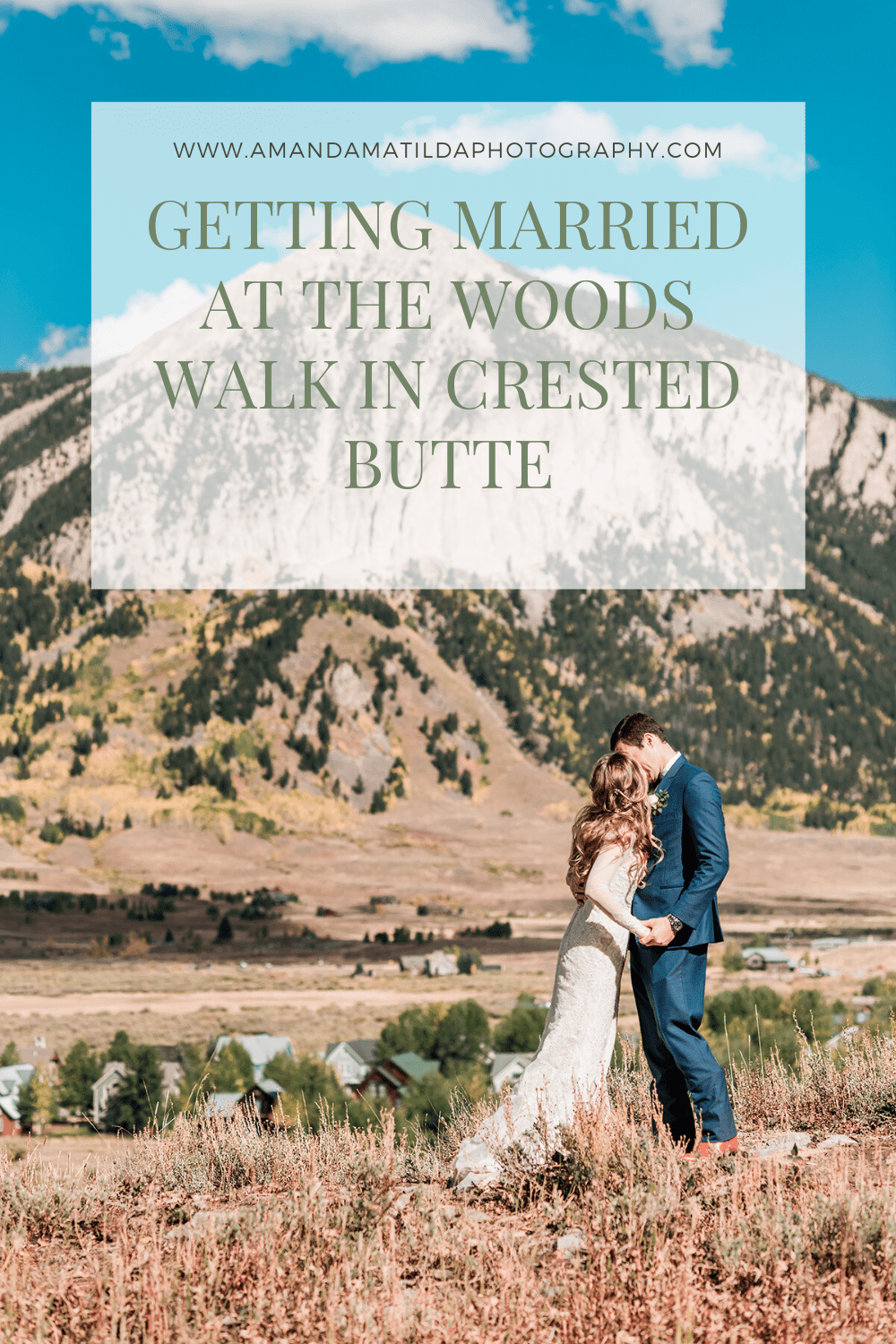 Getting Married at the Woods Walk in Crested Butte