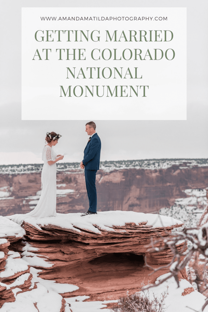 Getting Married at the Colorado National Monument | Amanda Matilda Photography