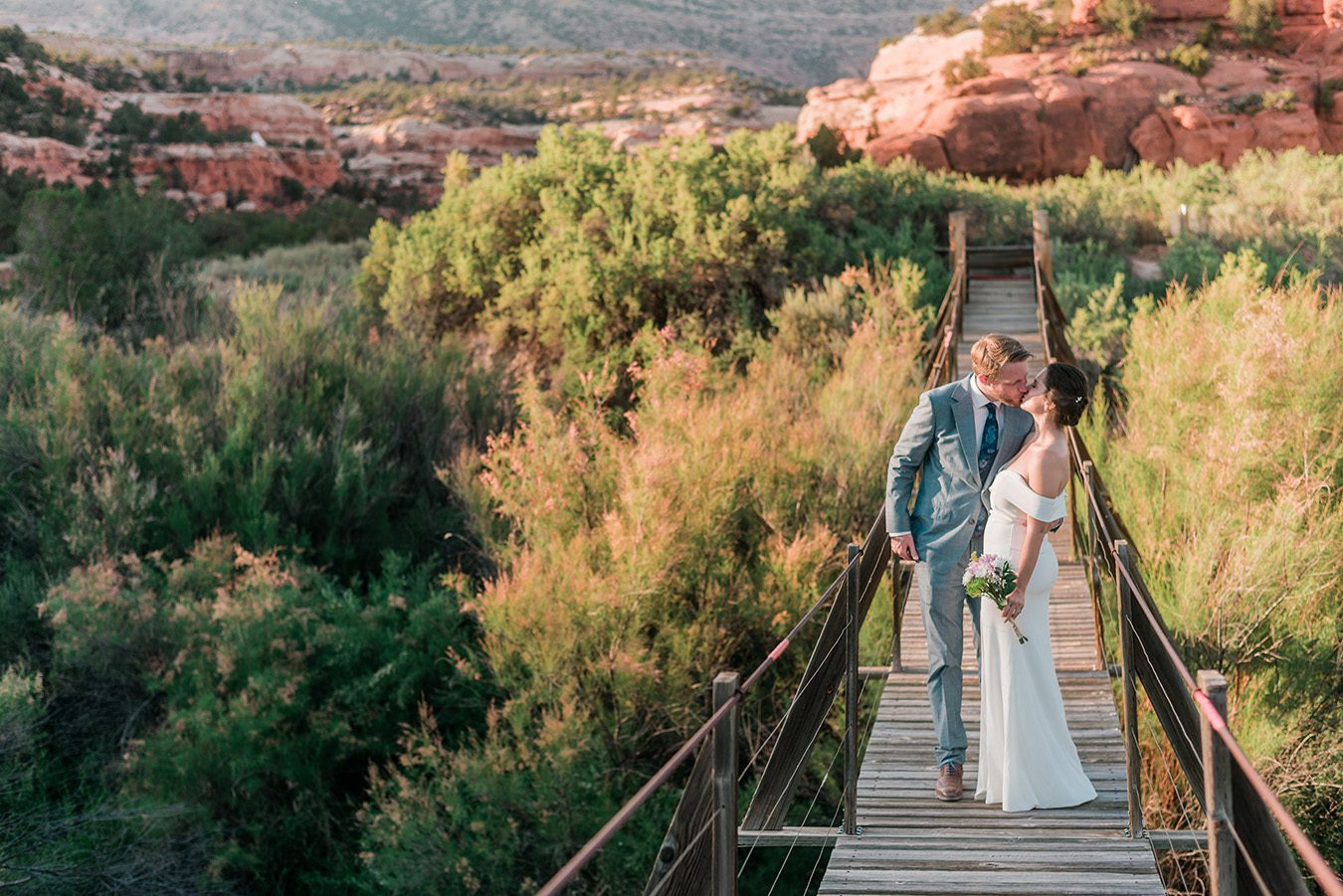 Loren & Rachel | Airbnb Elopement Near the Four Corners