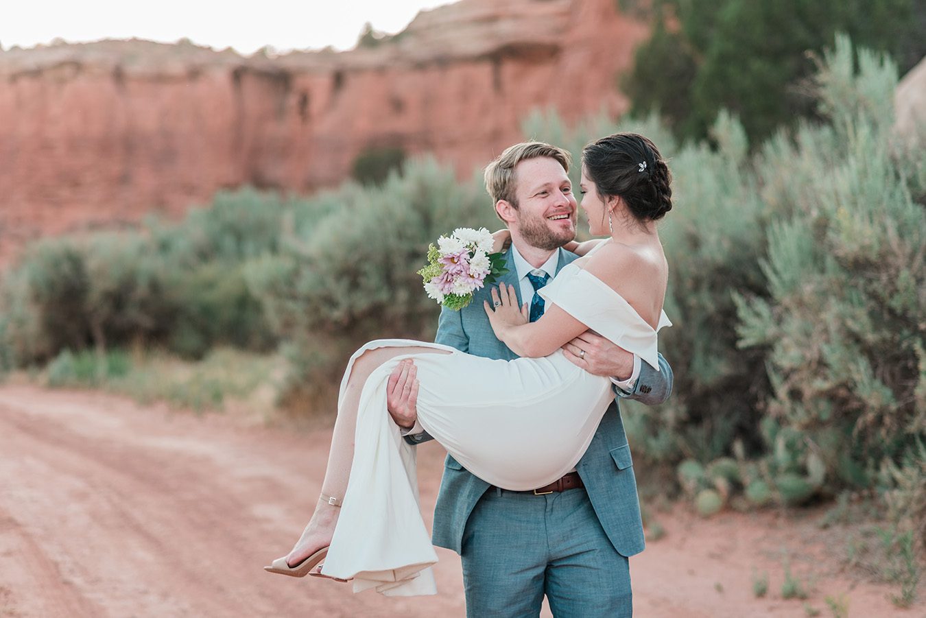 Loren & Rachel | Airbnb Elopement Near the Four Corners