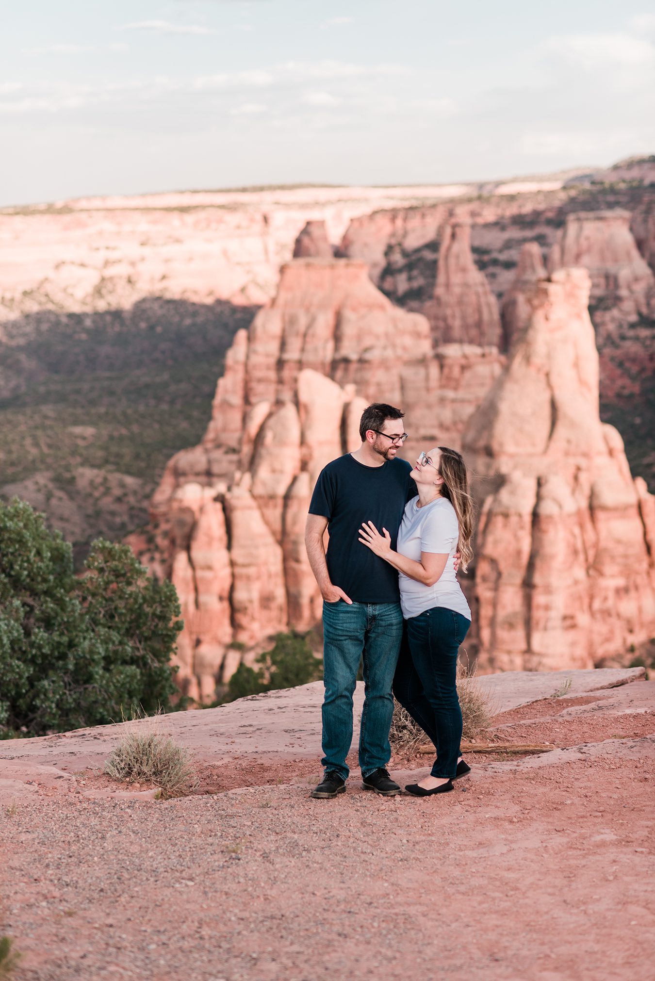 Laura & Joe | Engagement Photos on the Colorado National Monument