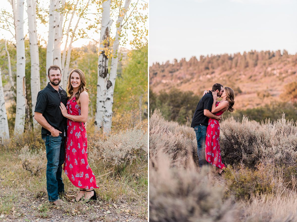 Garrett & Jennis | Fall Engagement Photos on Glade Park