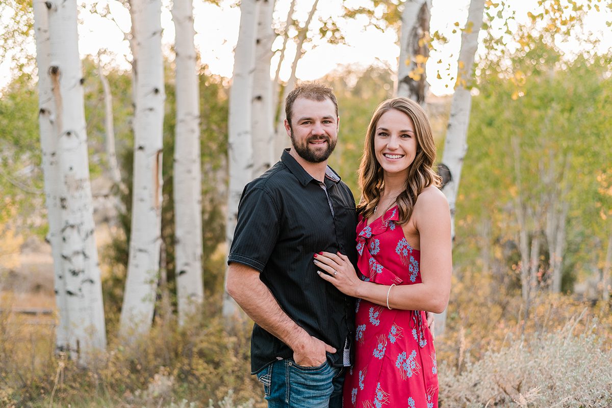 Garrett & Jennis | Fall Engagement Photos on Glade Park