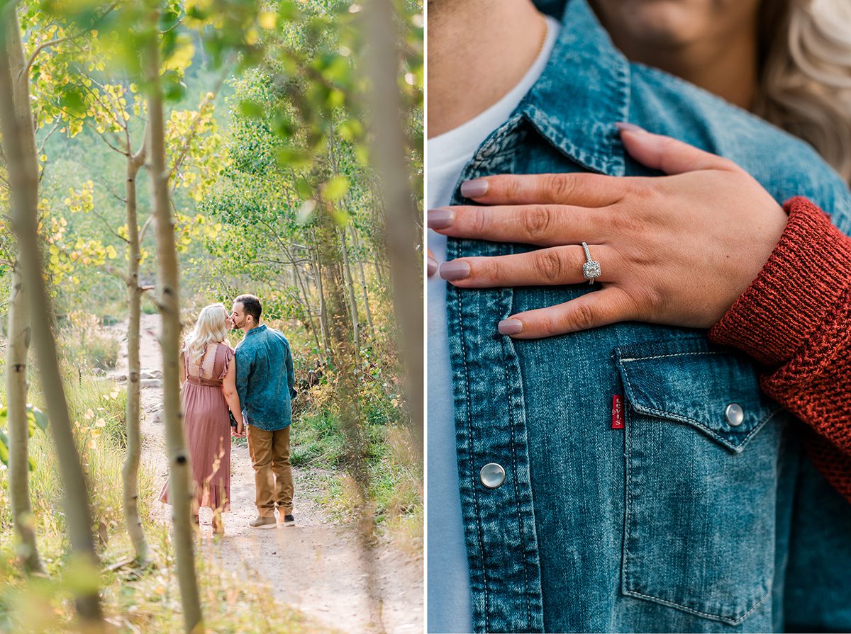 Morgan & Nick | Fall Engagement Photos at Maroon Bells