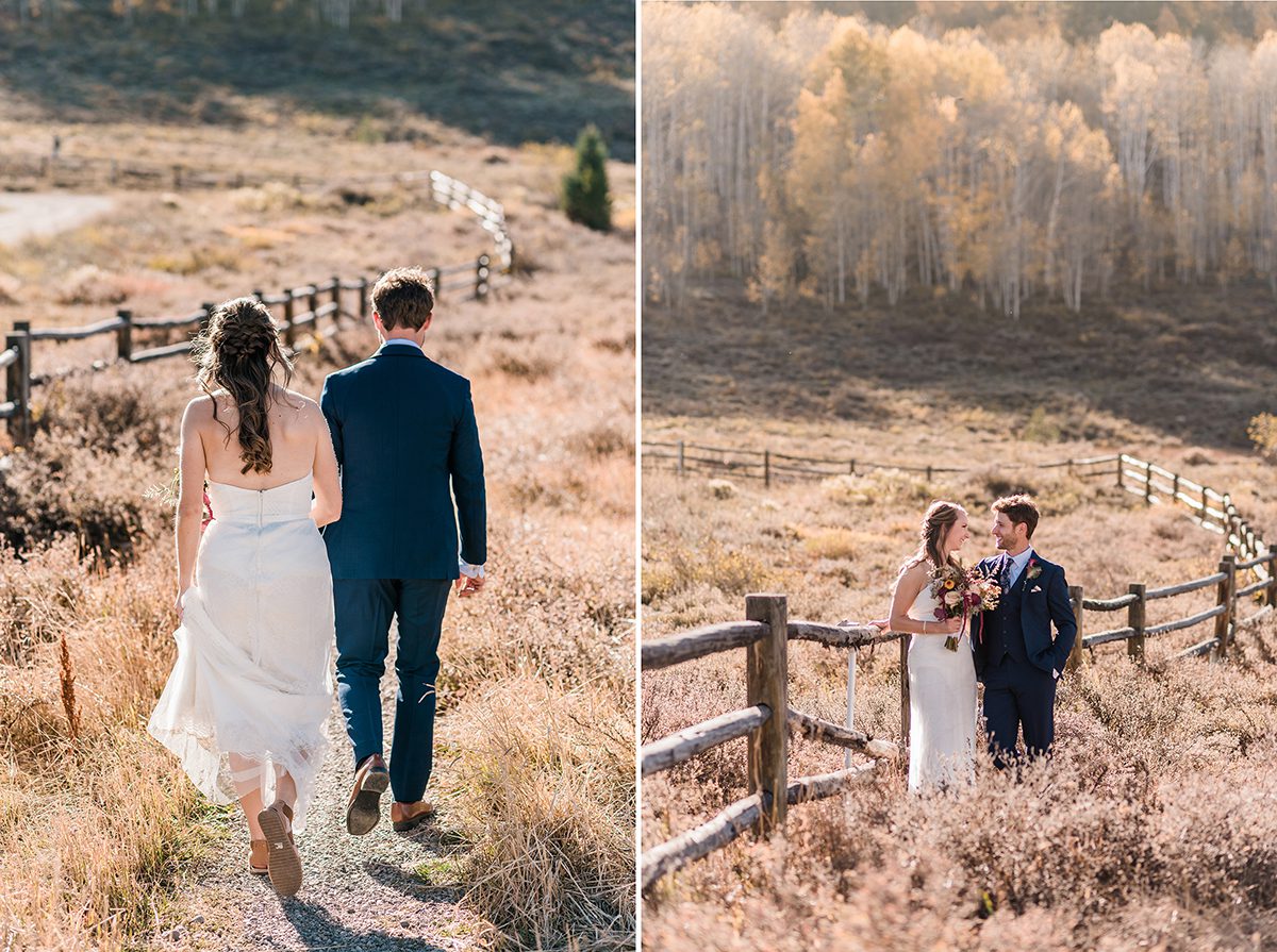 Dani & Aiden | Elopement at the Woods Walk in Crested Butte