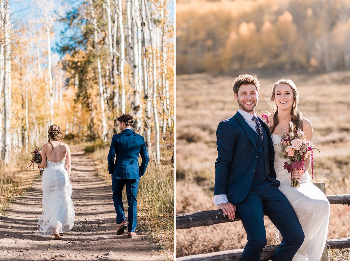 Dani & Aiden | Elopement at the Woods Walk in Crested Butte