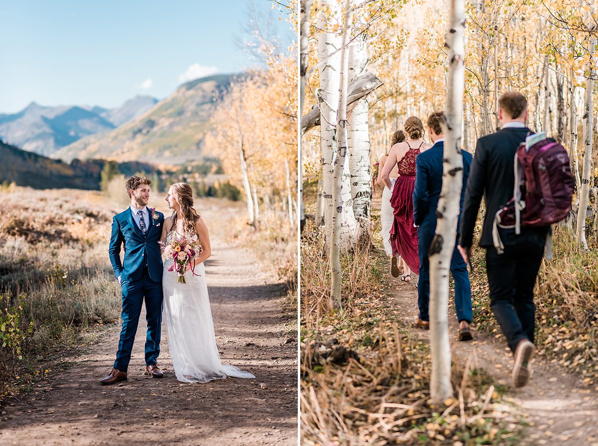 Dani & Aiden | Elopement at the Woods Walk in Crested Butte