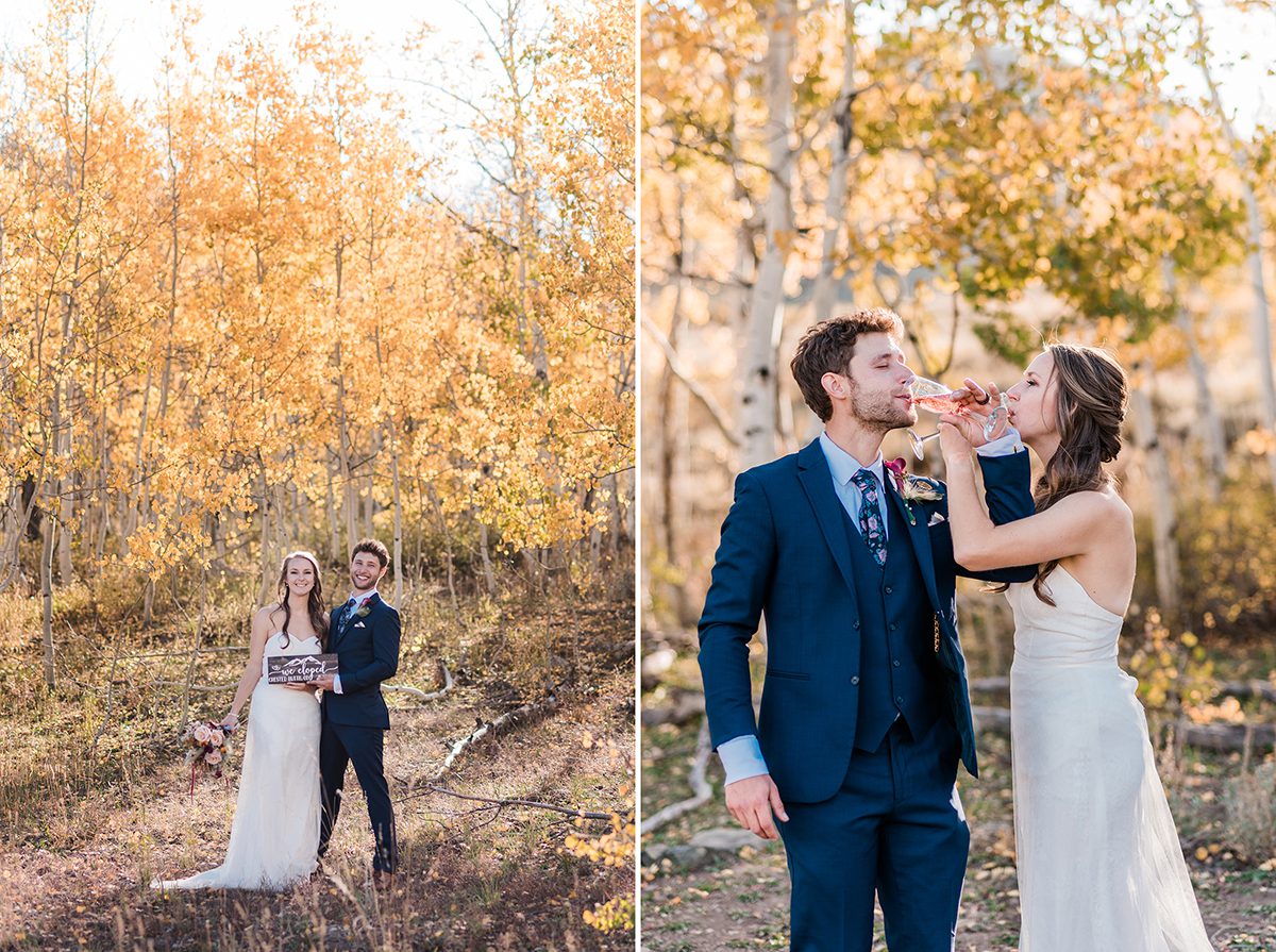 Dani & Aiden | Elopement at the Woods Walk in Crested Butte