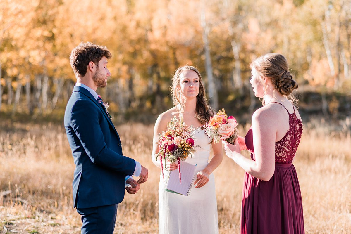 Dani & Aiden | Elopement at the Woods Walk in Crested Butte