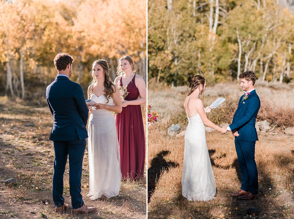 Dani & Aiden | Elopement at the Woods Walk in Crested Butte