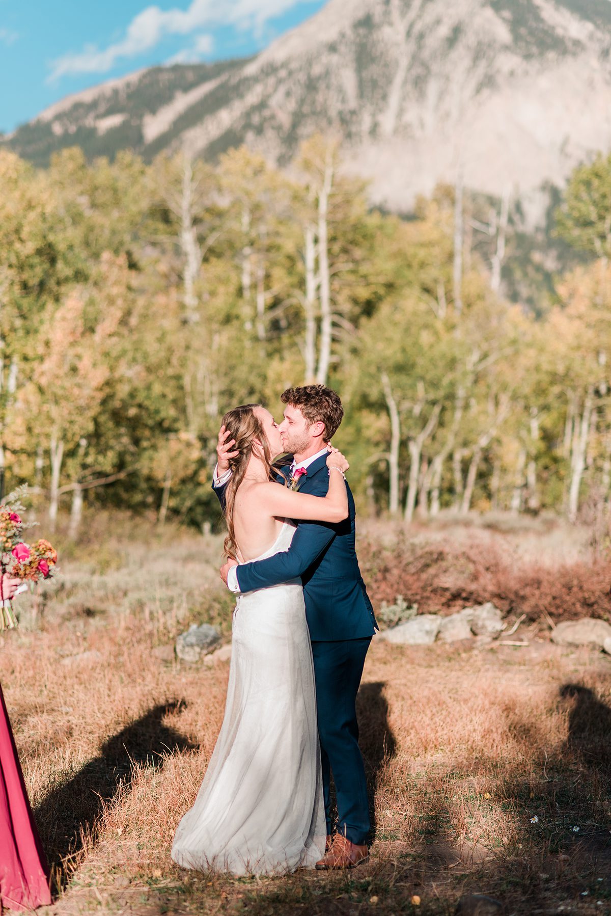 Dani & Aiden | Elopement at the Woods Walk in Crested Butte