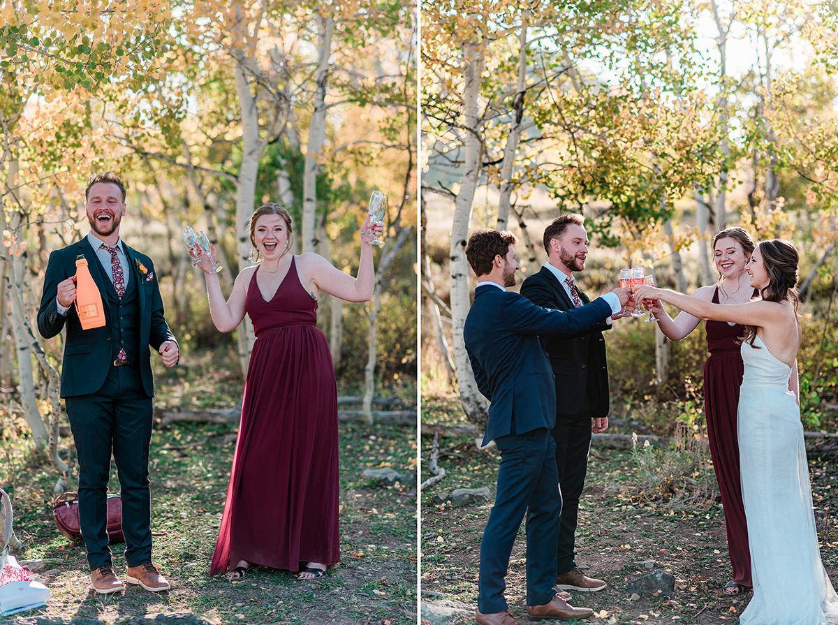 Dani & Aiden | Elopement at the Woods Walk in Crested Butte