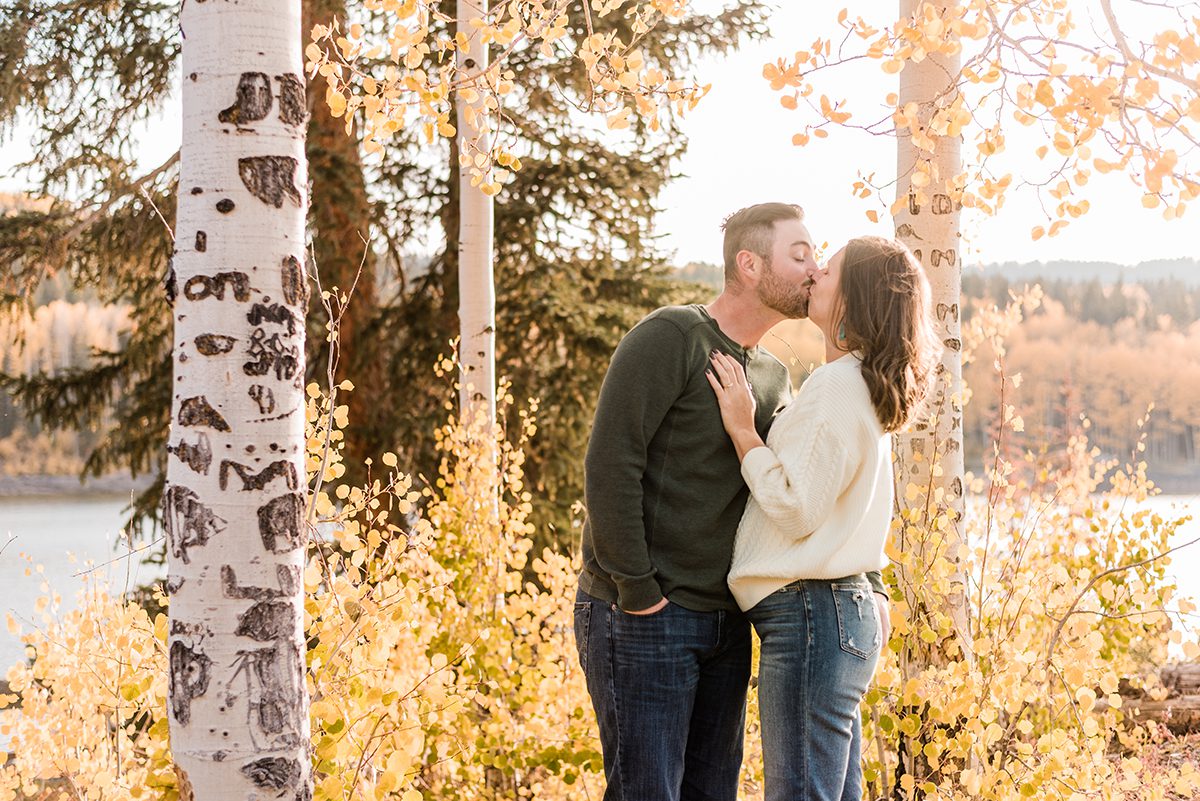 Hannah & Will | Fall Grand Mesa Engagement Photos