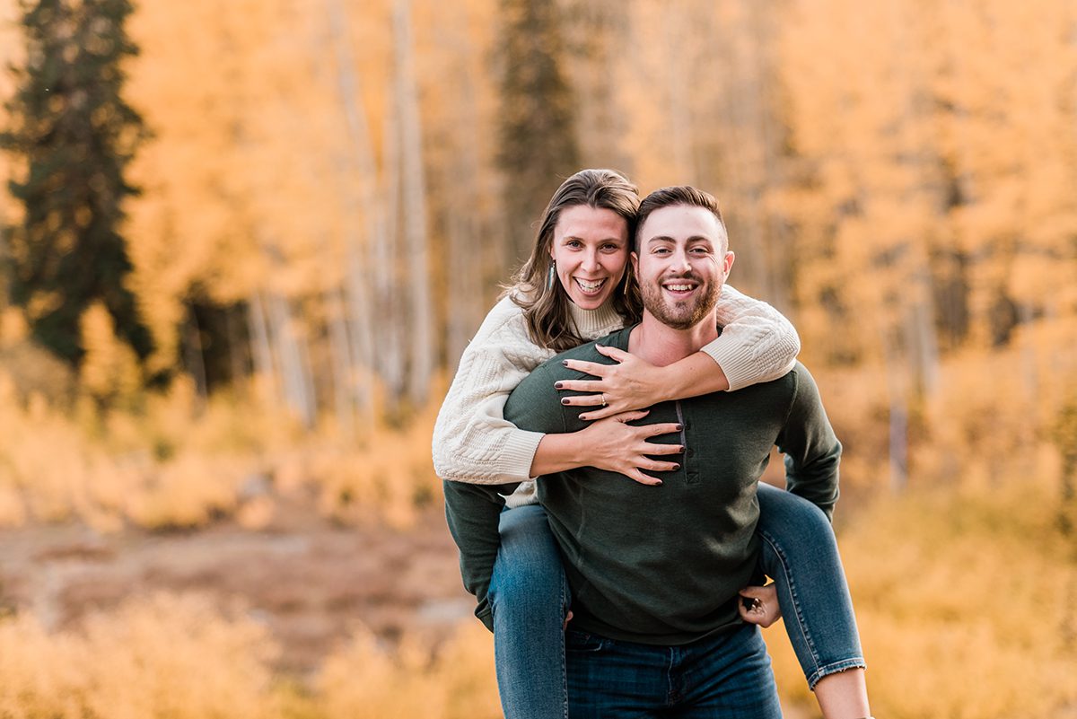 Hannah & Will | Fall Grand Mesa Engagement Photos