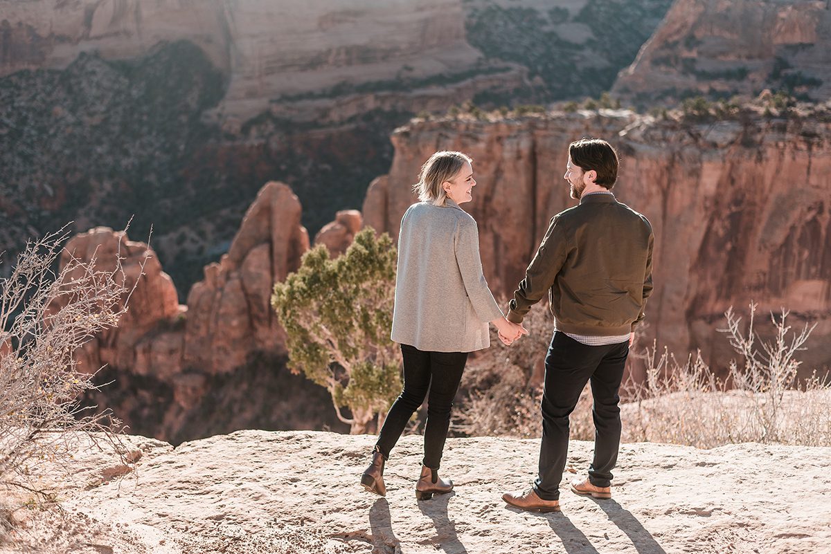 Cullen & Stesha | Sunrise Elopement on the Colorado National Monument