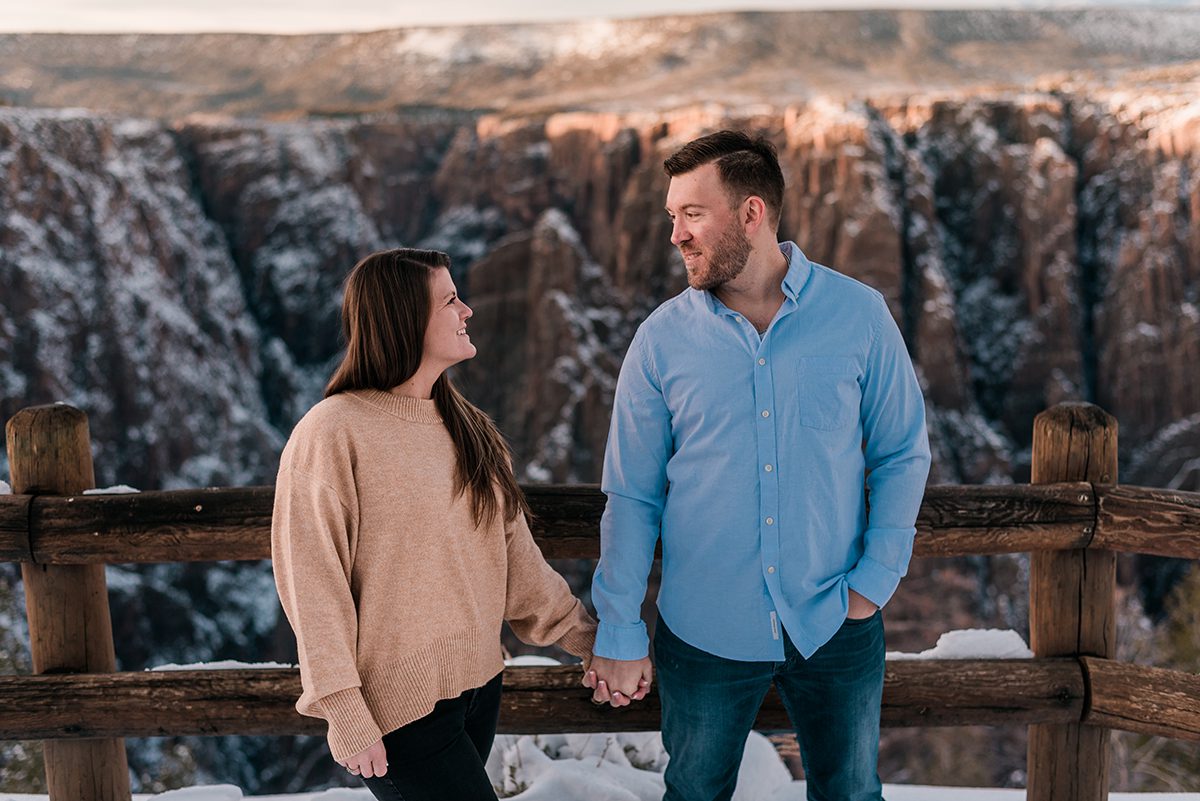 Amanda & Tucker | Engagement Photos at Black Canyon of the Gunnison