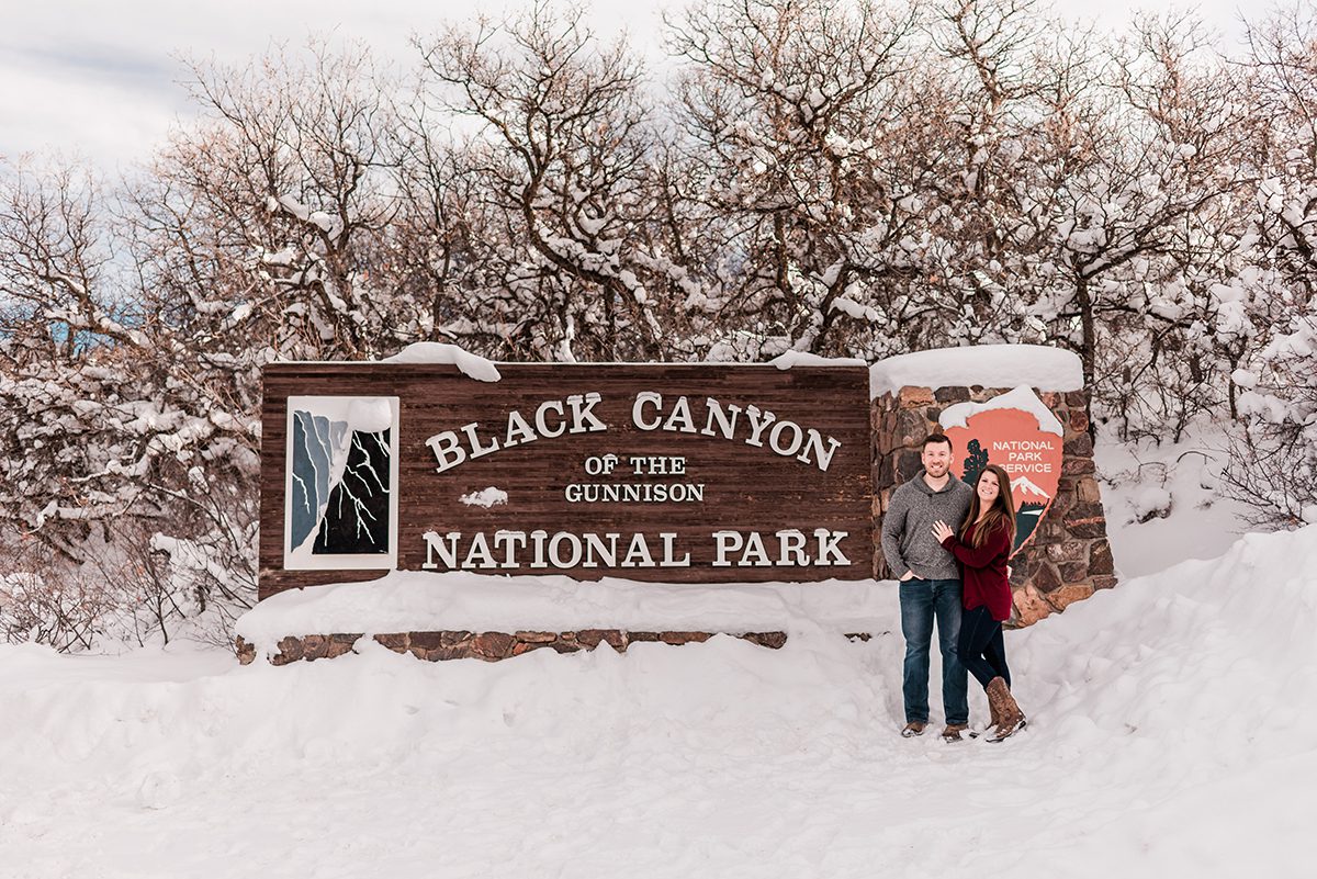 Amanda & Tucker | Engagement Photos at Black Canyon of the Gunnison