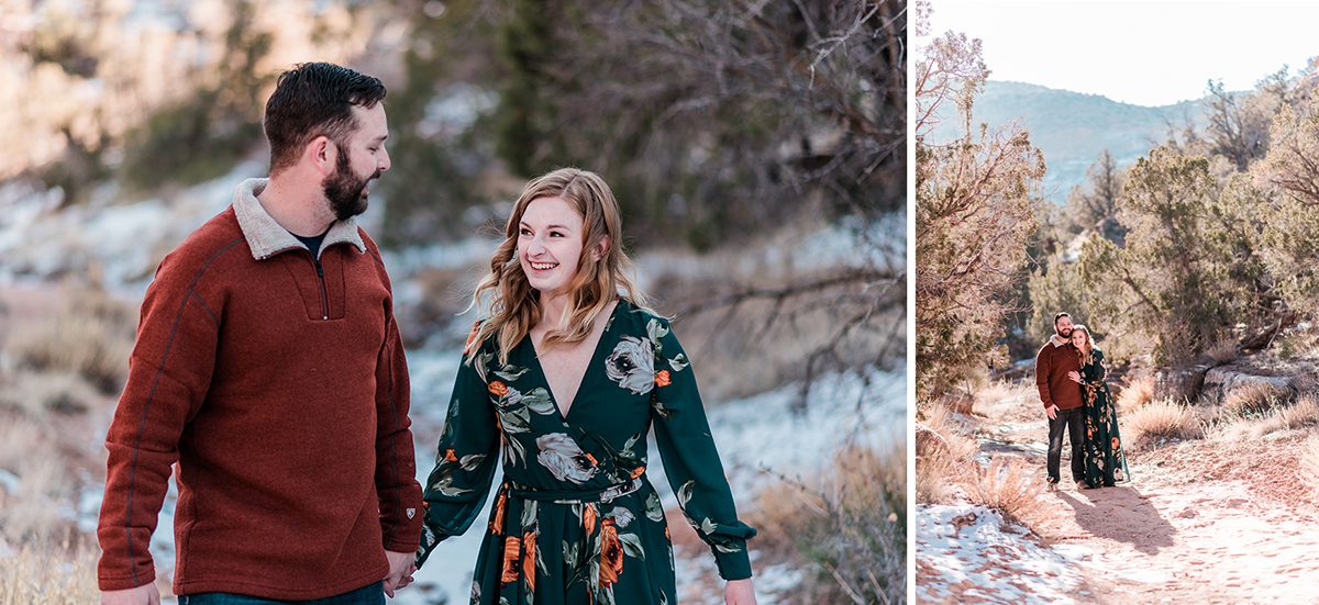 Derek & Brooke | Engagement Photos in the Fruita Wilderness
