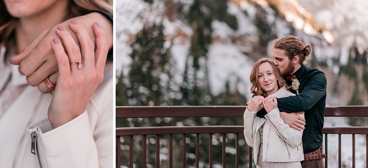 Nate & CeCe | Winter Elopement Near Ouray