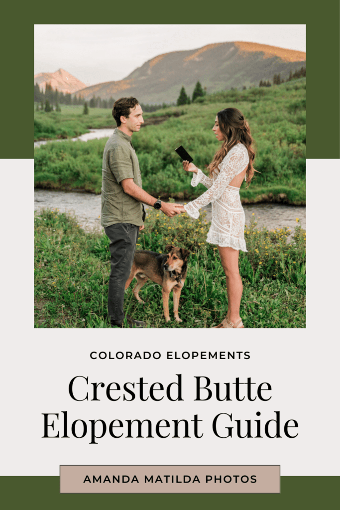 Crested Butte Elopement Guide