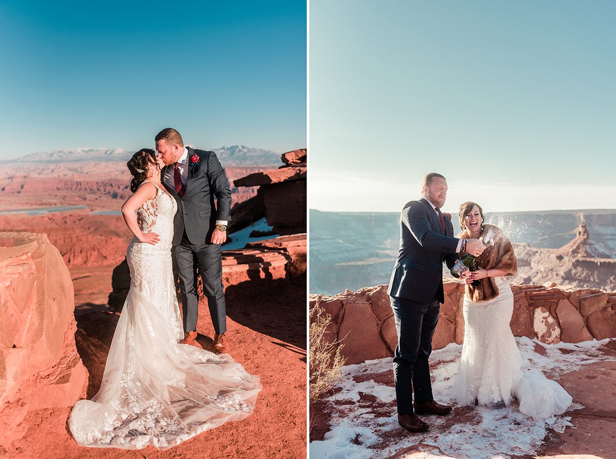 Misty & Randall | Moab Elopement at Dead Horse Point