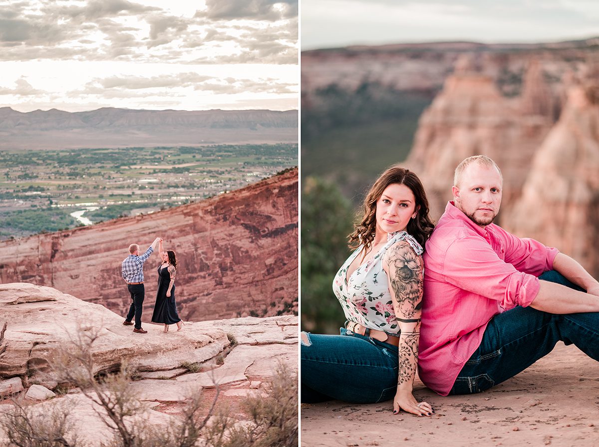 Jordan & Jessica | Engagement on the Colorado National Monument