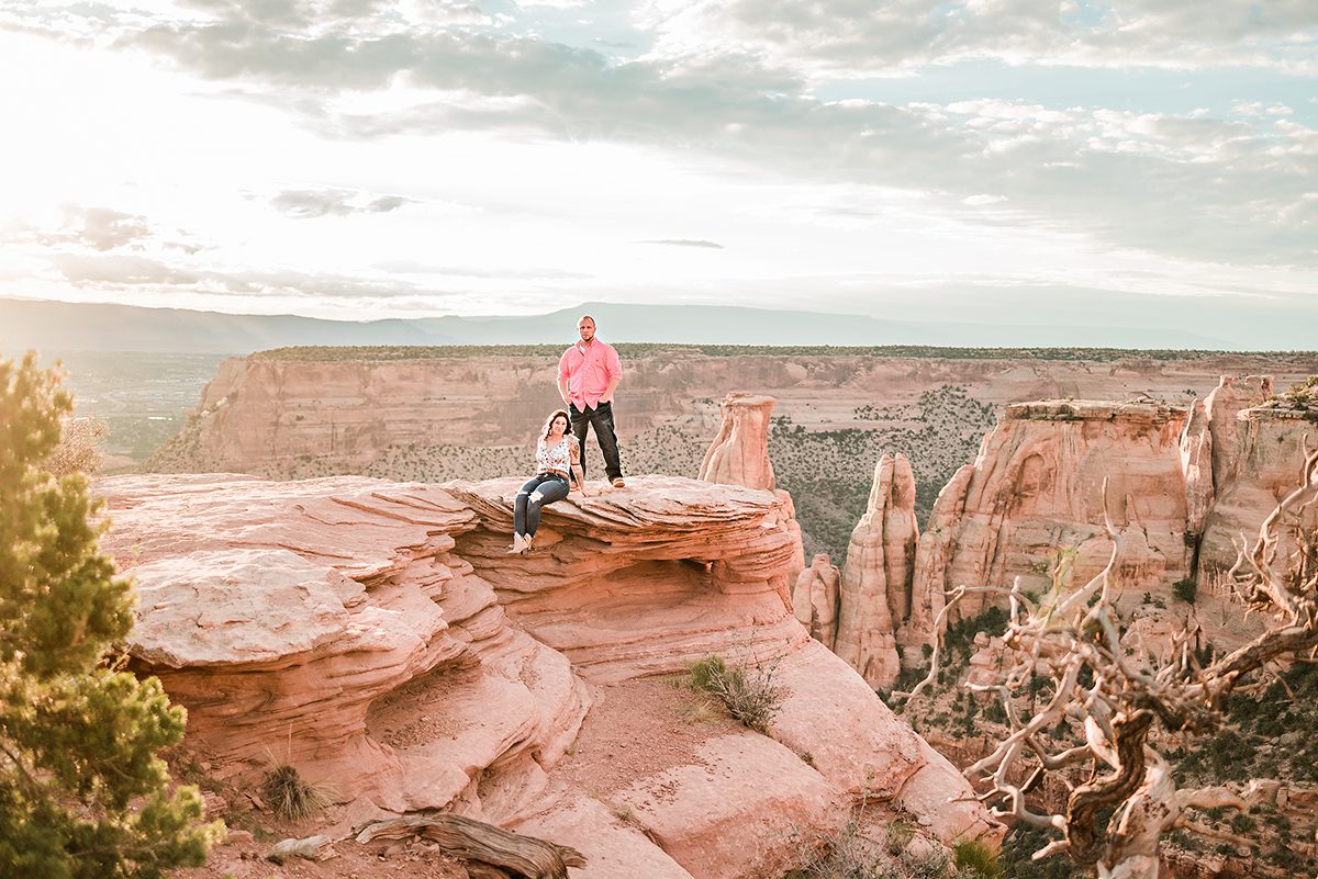 Jordan & Jessica | Engagement on the Colorado National Monument