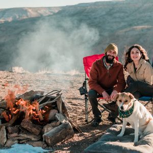 Jennifer & Jake | Campfire Engagement Photos