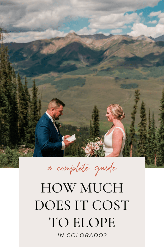 How Much Does it Cost to Elope in Colorado?