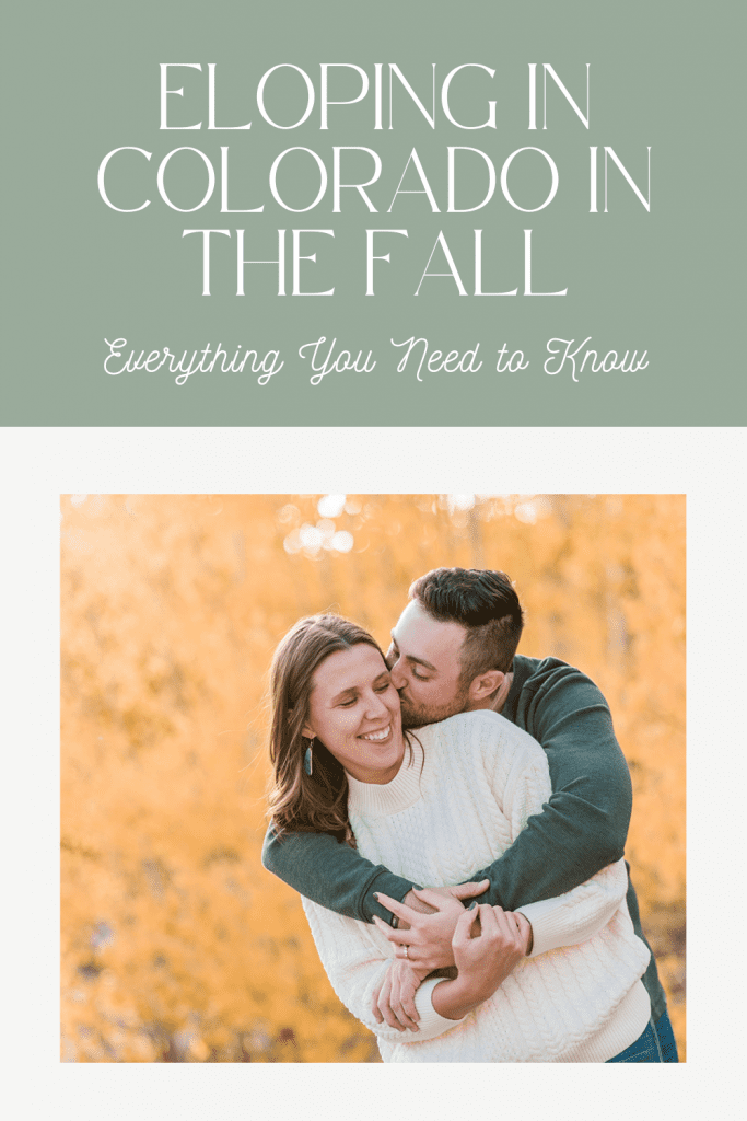 eloping in colorado in the fall