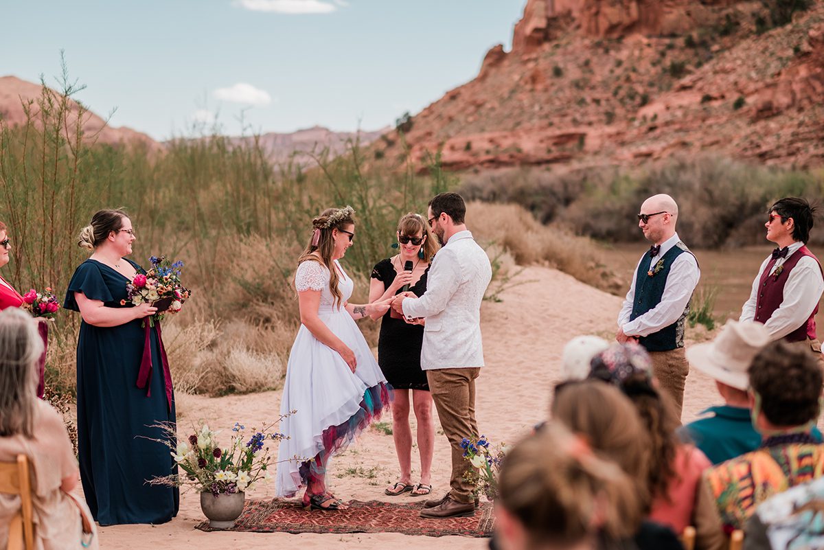 Rachel & Mark | Camping Wedding in Moab