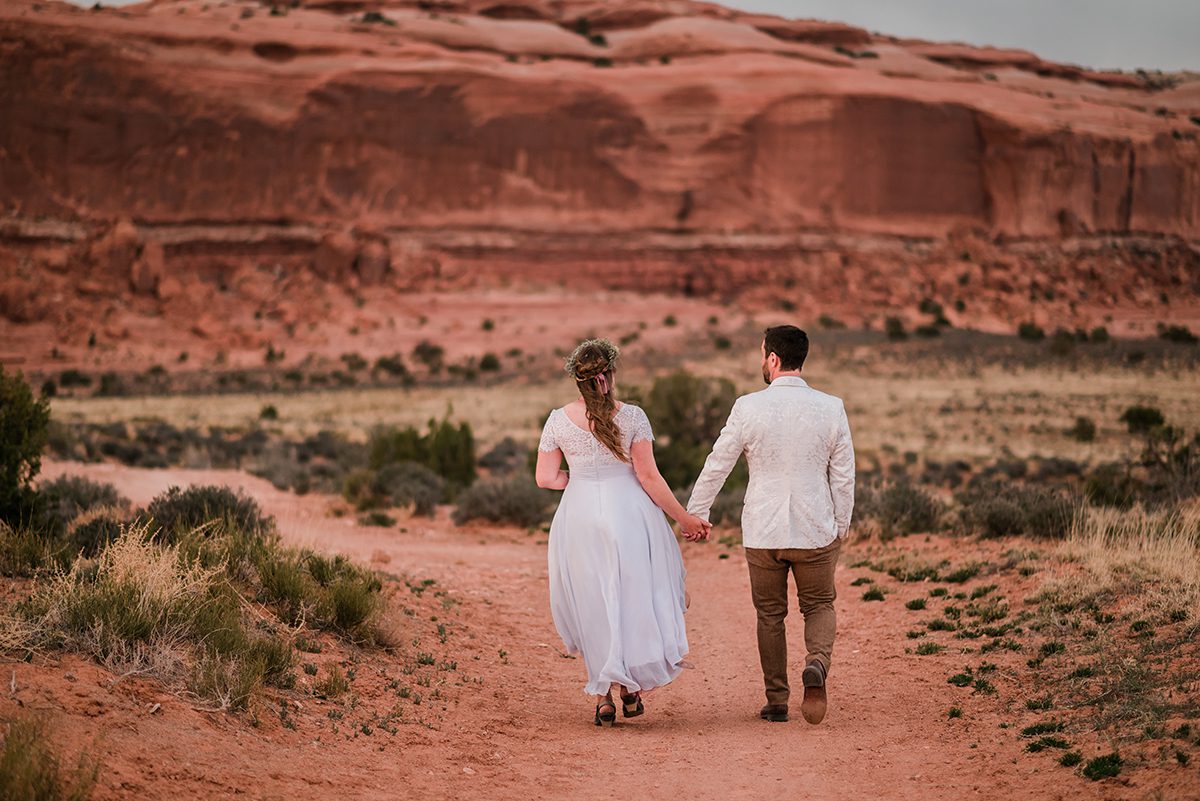 Rachel & Mark | Camping Wedding in Moab