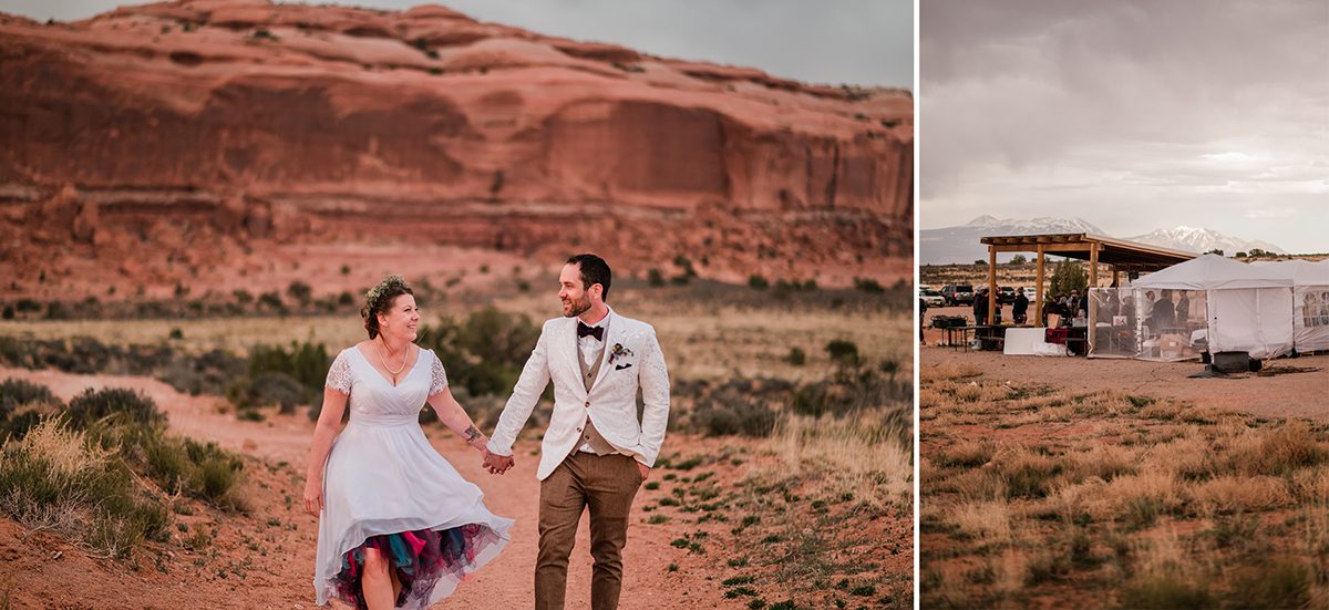 Rachel & Mark | Camping Wedding in Moab