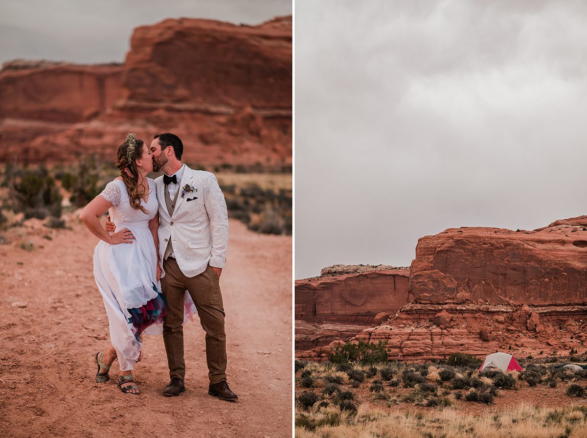 Rachel & Mark | Camping Wedding in Moab