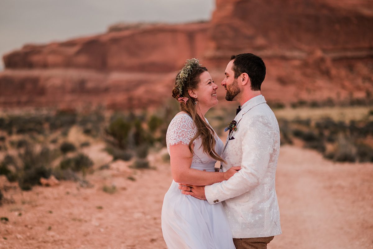 Rachel & Mark | Camping Wedding in Moab