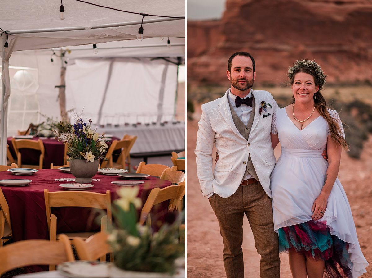 Rachel & Mark | Camping Wedding in Moab